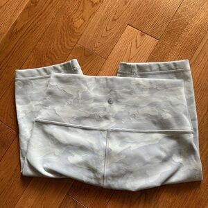 Lululemon Gray Camouflage Bike Shorts